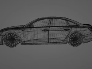 Audi A6 C8 S-Line 3D Model