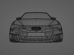 Audi A6 C8 S-Line 3D Model