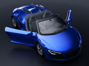 Audi R8 Spyder 3D Model