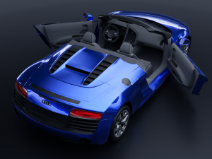 Audi R8 Spyder 3D Model