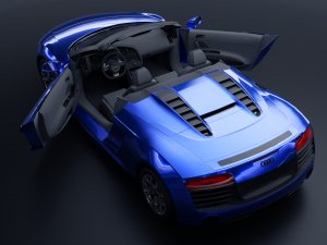 Audi R8 Spyder 3D Model