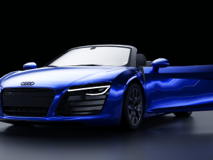 Audi R8 Spyder 3D Model