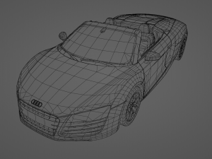 Audi R8 Spyder 3D Model