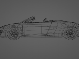 Audi R8 Spyder 3D Model
