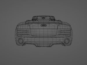 Audi R8 Spyder 3D Model