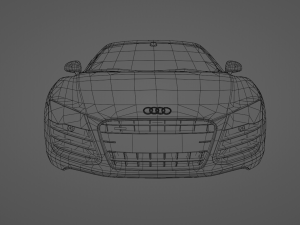Audi R8 Spyder 3D Model