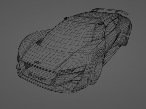 Audi PB18 E-Tron 3D मॉडल