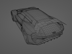 Audi PB18 E-Tron 3D मॉडल
