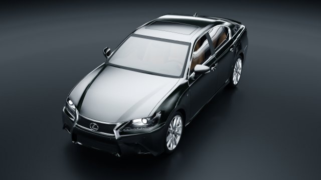 Lexus GS350 3Dモデル .c4d .max .obj .3ds .fbx .stl .blend 