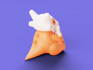 Pokemon Cubone Character 3D Print Model