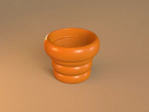 Spooky Halloween Skull Plant 3D Print Model