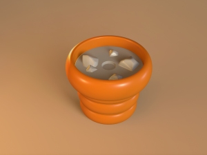 Spooky Halloween Skull Plant 3D Принт Модель