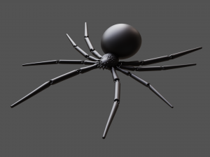 Moveable Spider 3D Print Model