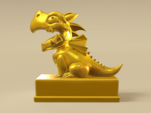 Cute Little Dragon 3D Print Model