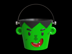Frankenstein Bucket 3D Print Model