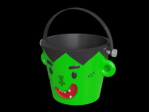 Frankenstein Bucket 3D Print Model
