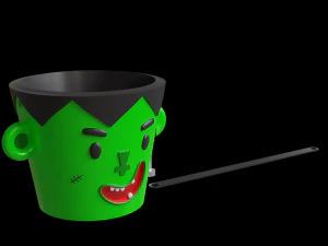 Frankenstein Bucket 3D Print Model