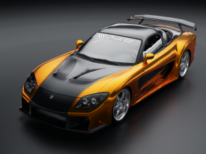 Mazda RX7 Fortune 3D 모델