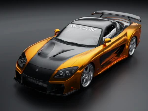 Fortuna Mazda RX7 Modelo 3D