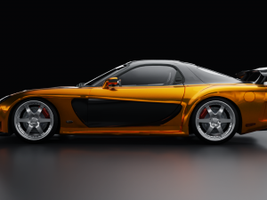 Mazda RX7 Fortune 3D Model
