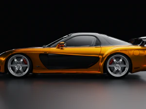 Mazda RX7 Fortune 3D Model