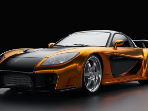 Mazda RX7 Fortune 3D Model