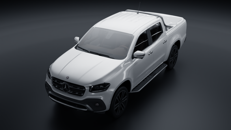 Mercedes Benz X Class 2018 Model 3D .c4d .max .obj .3ds .fbx .stl .blend 