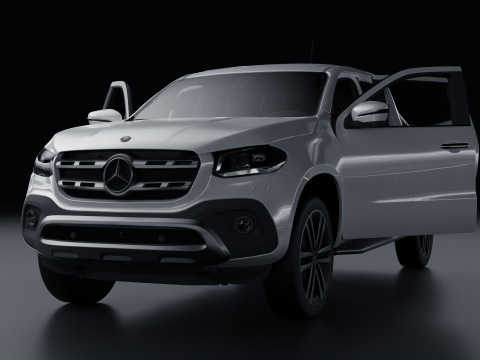 Mercedes Benz X Class 2018 Model 3D