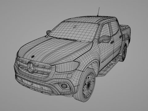 Mercedes Benz X Class 2018 Model 3D