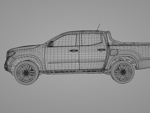 Mercedes Benz X Class 2018 Model 3D