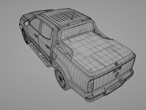 Mercedes Benz X Class 2018 Model 3D