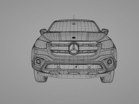 Mercedes Benz X Class 2018 Model 3D