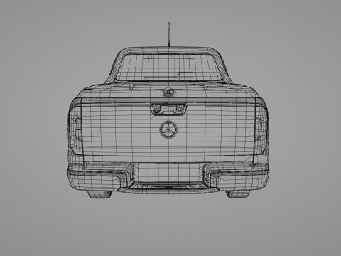 Mercedes Benz X Class 2018 Model 3D