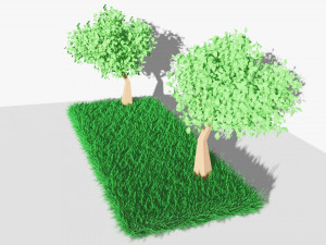 garden project simple 3D Модель