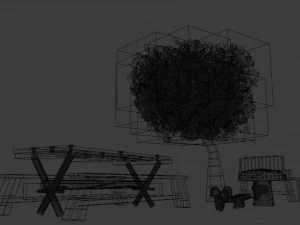 garden project simple 3D Model