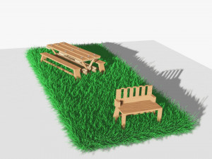 garden project simple 3D Модель