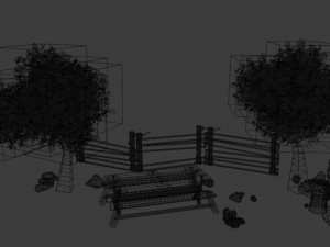 garden project simple 3D Модель