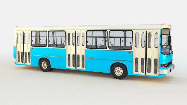 bus Model 3D .c4d .max .obj .3ds .fbx .stl .blend 