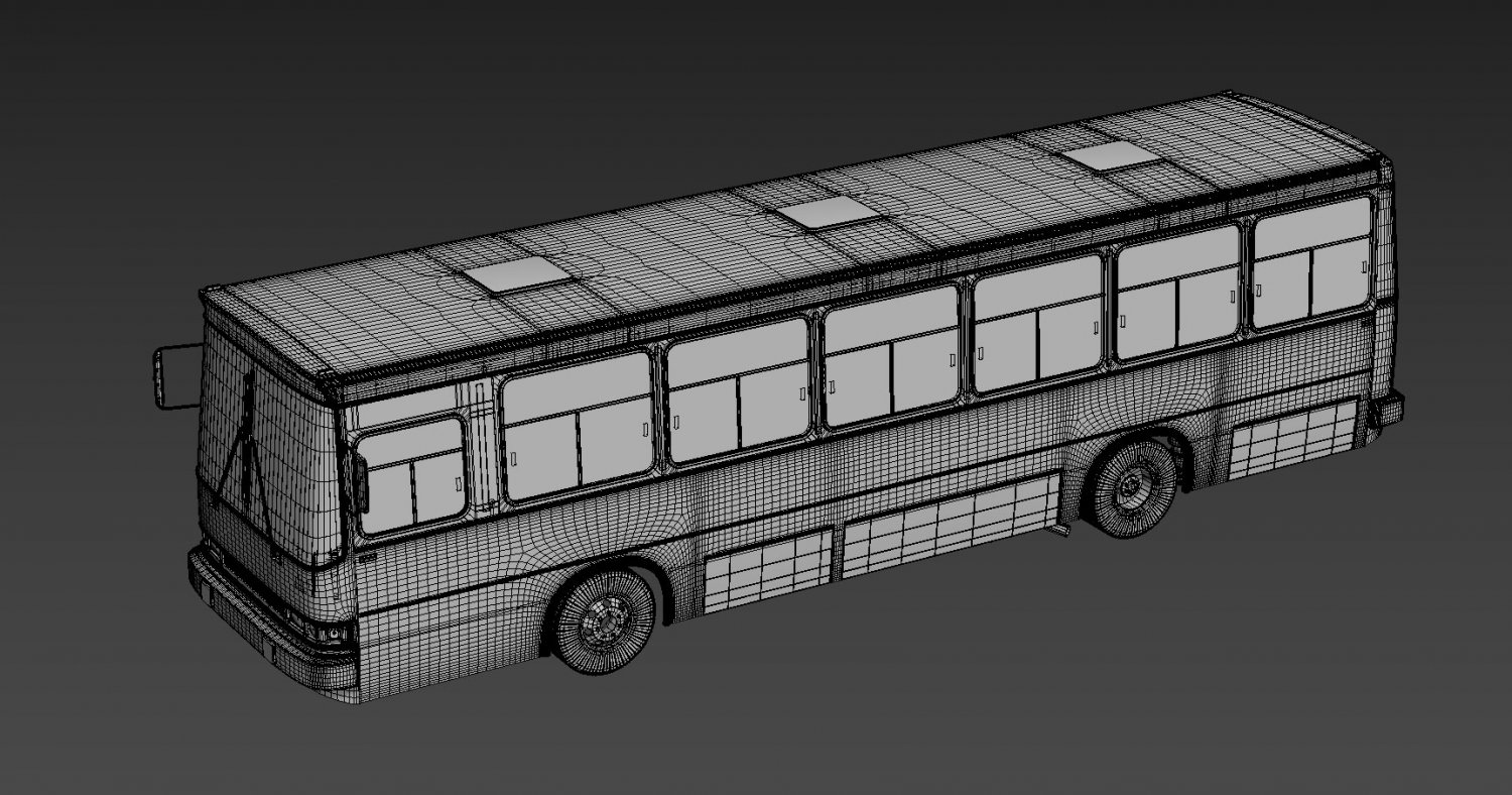 Bus 3d model. 3d model bus 6126. автобус 3д объект.