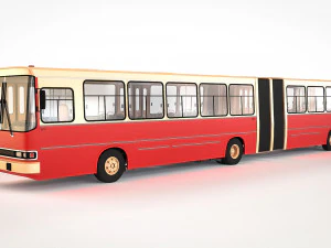 &ocirc;nibus longo Modelo 3D