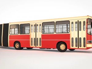 &ocirc;nibus longo Modelo 3D