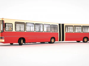 &ocirc;nibus longo Modelo 3D
