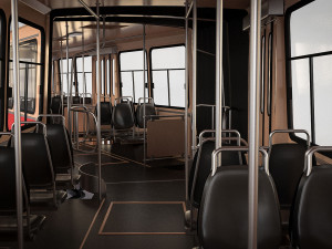 long bus Model 3D