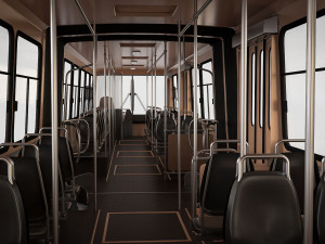 long bus Model 3D