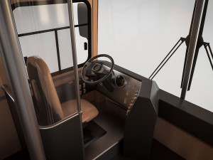 long bus Model 3D