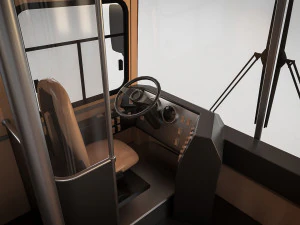 &ocirc;nibus longo Modelo 3D