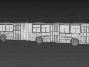 long bus Model 3D