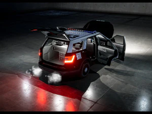 Police Car SUV 3D Model