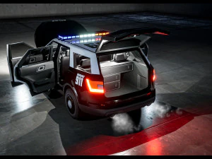 Police Car SUV 3D Model