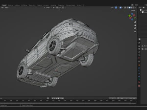 Police Car SUV 3D Model